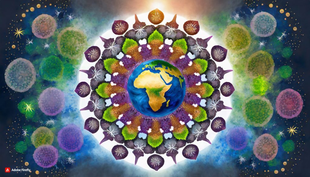 Coronavirus Earth Crown Chakra