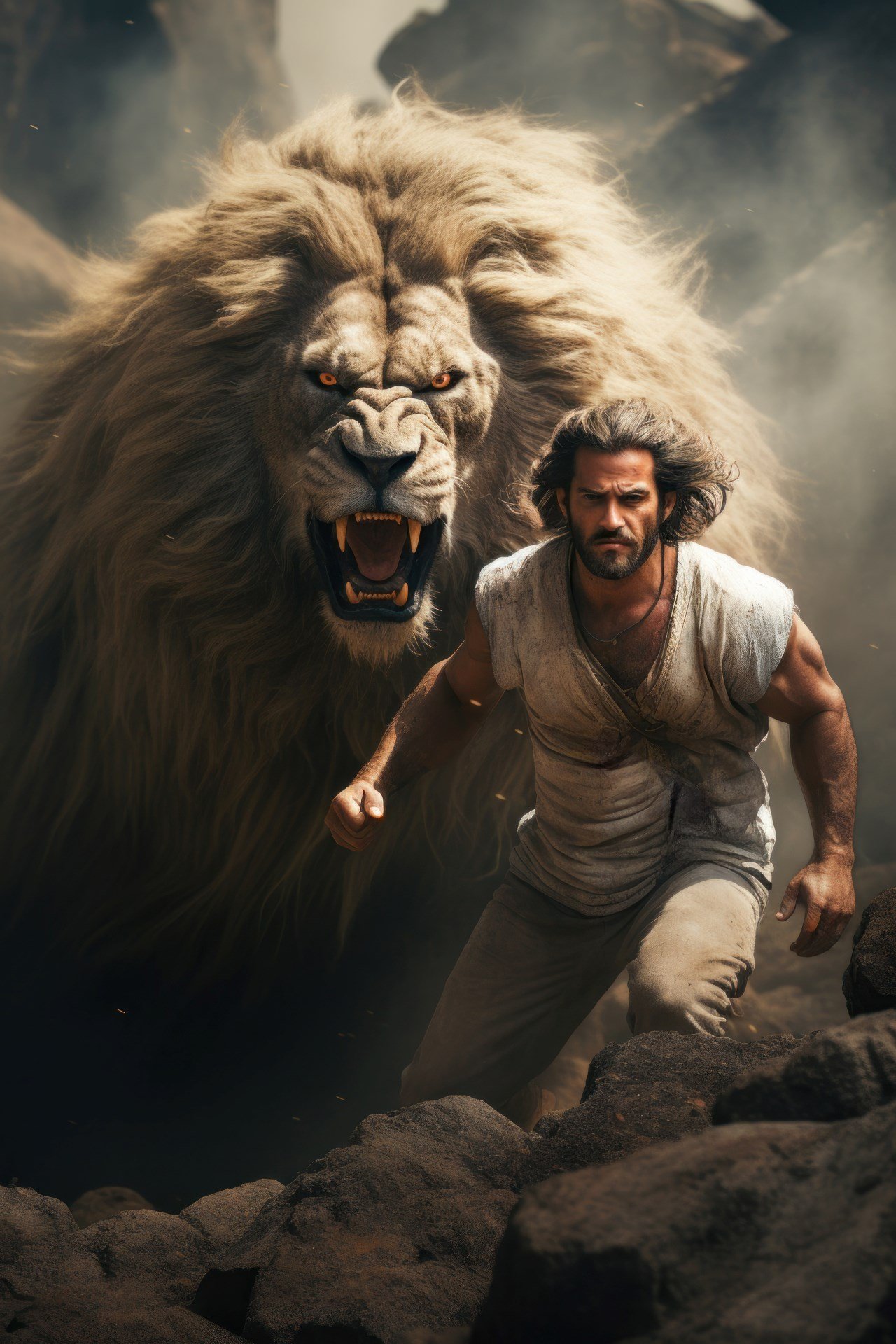 Lion Man Warrior