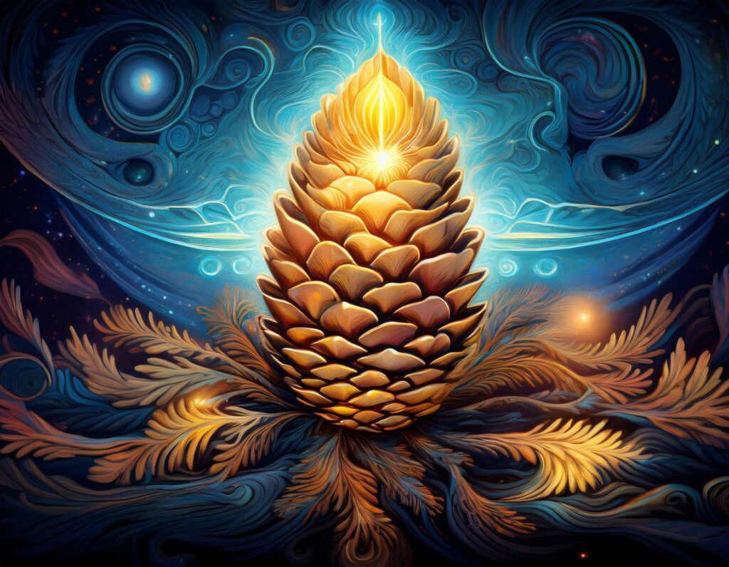 Pine Cone Opening Third Eye Spiritual Awakening