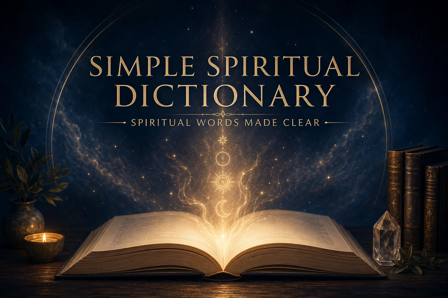 Simple Spiritual Dictionary Banner Simple Spiritual Dictionary Banner